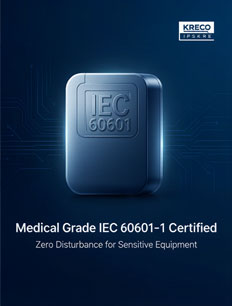 KRECO IEC 60601-1 medical grade power supply certified quality