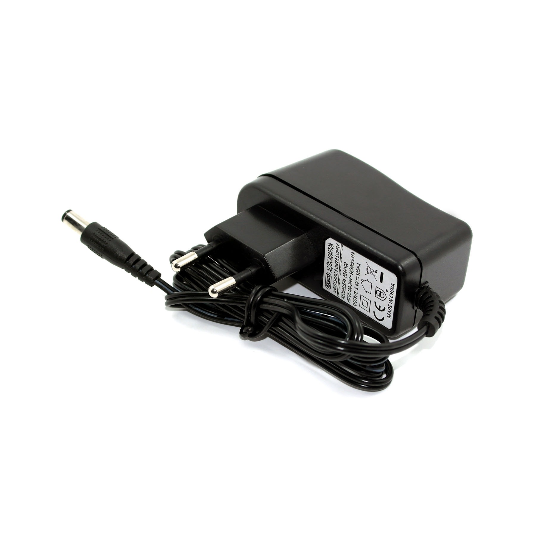 KRE-0840500,8.4V 0.5A 4.2W travel charger